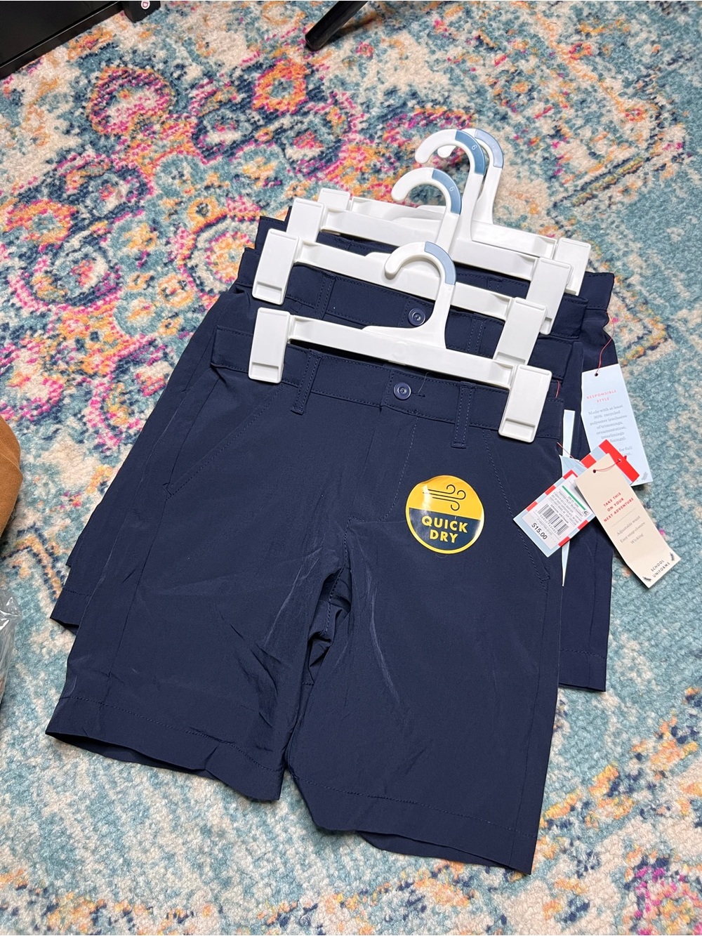 Cat & Jack Navy Quick-Dry Kids Shorts